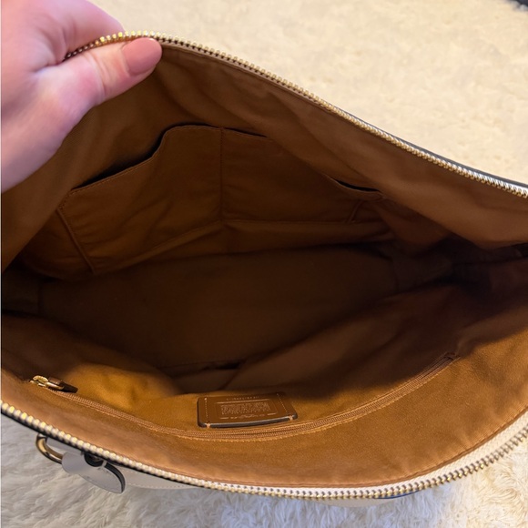 Coach Cream Floral Tote Bag - Picture 4 of 4